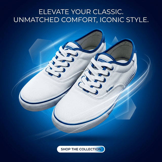 运动鞋 AI 生成海报 (AI Generated)